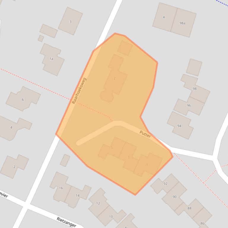 Kaart van postcodegebied 8103EP.