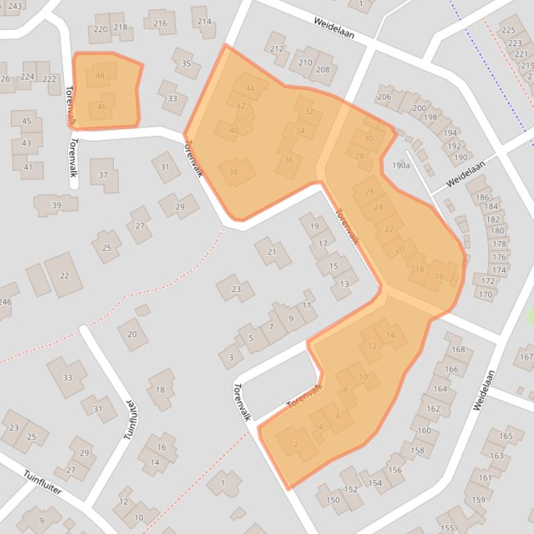 Kaart van postcodegebied 8103GK.