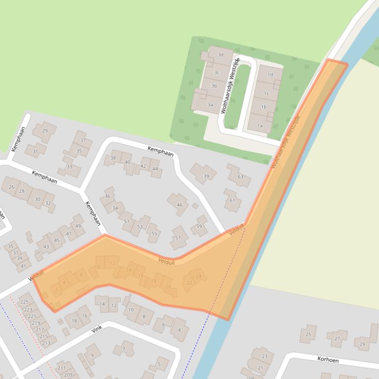 Kaart van postcodegebied 8103GL.