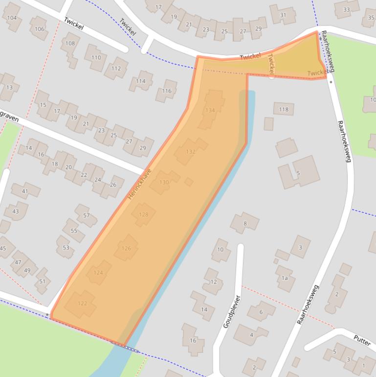 Kaart van postcodegebied 8103HD.