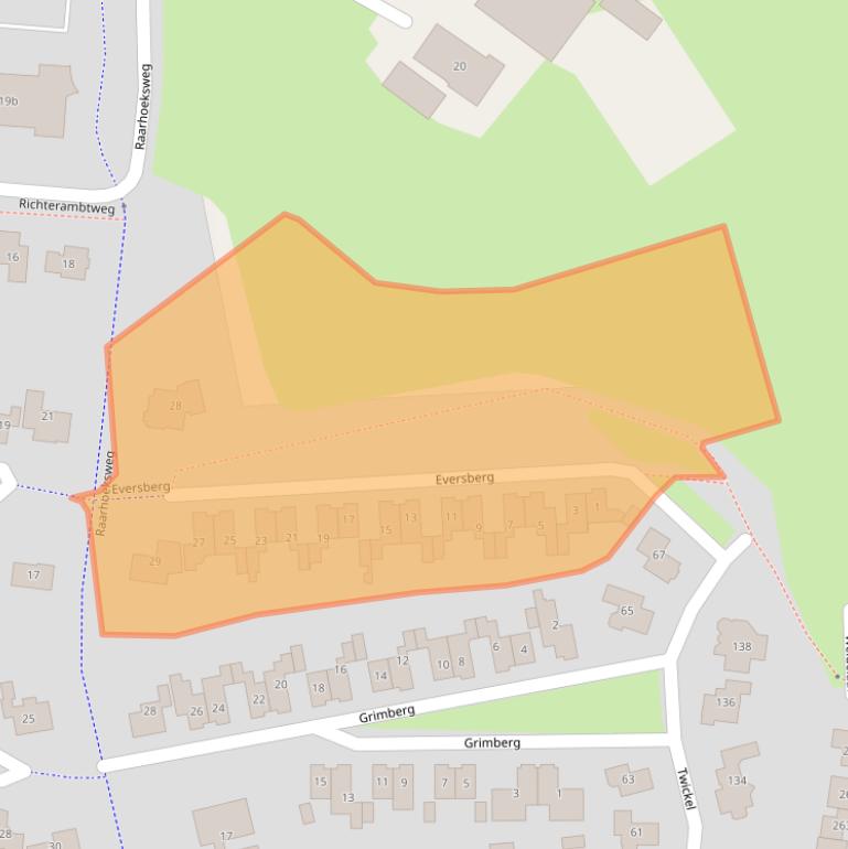 Kaart van postcodegebied 8103HR.