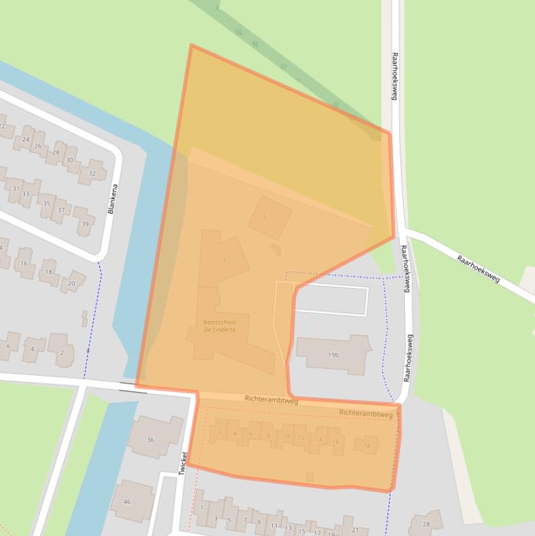 Kaart van postcodegebied 8103HX.