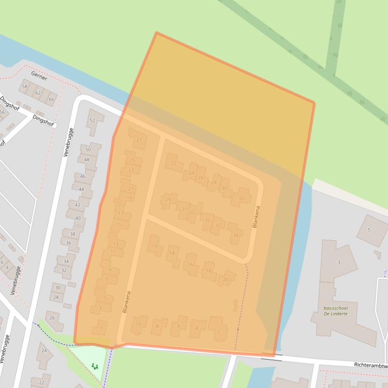 Kaart van postcodegebied 8103JC.
