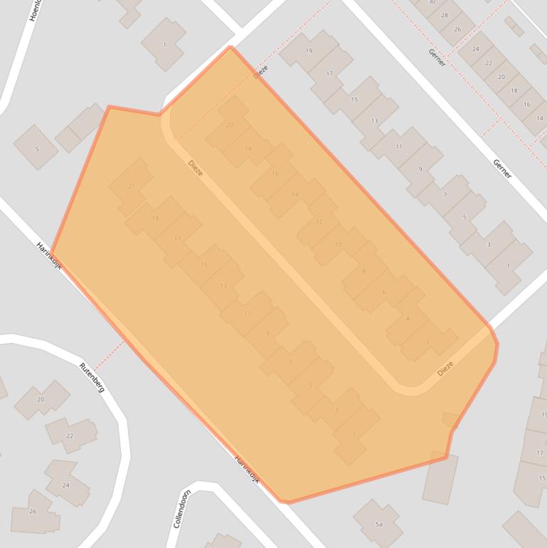 Kaart van postcodegebied 8103JG.