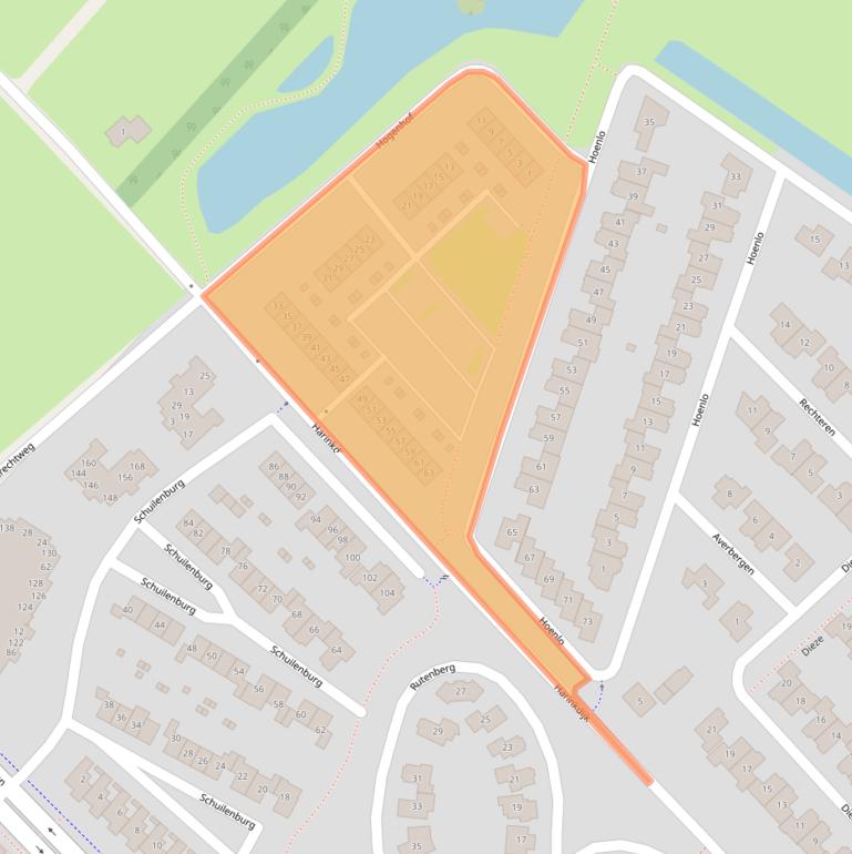 Kaart van postcodegebied 8103JN.