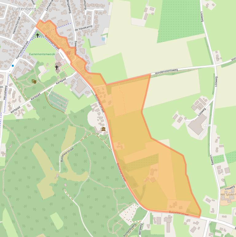 Kaart van postcodegebied 8105AP.