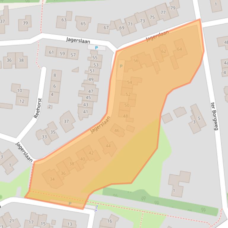Kaart van postcodegebied 8105BB.