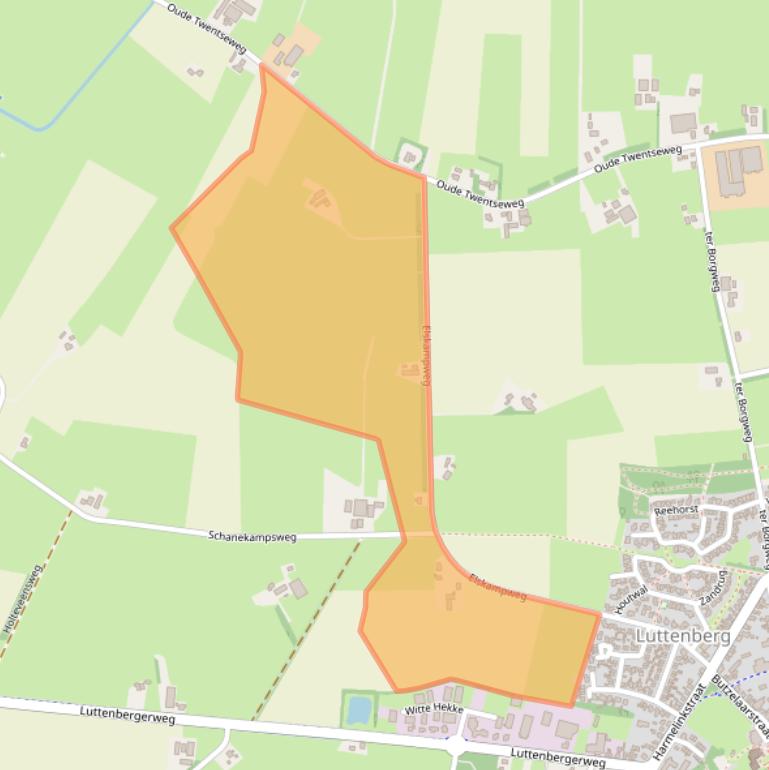 Kaart van postcodegebied 8105RK.