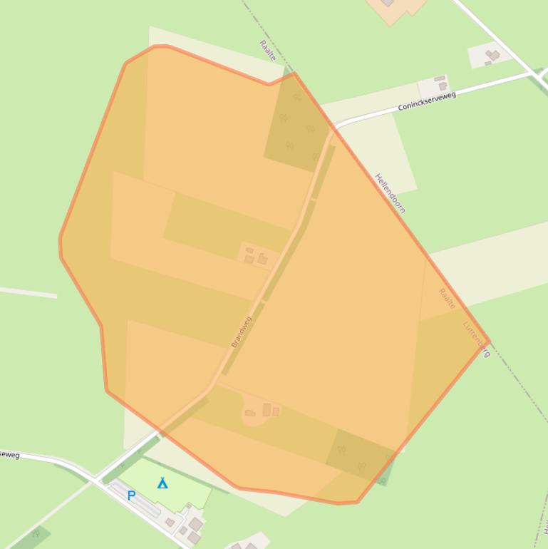 Kaart van postcodegebied 8105SG.