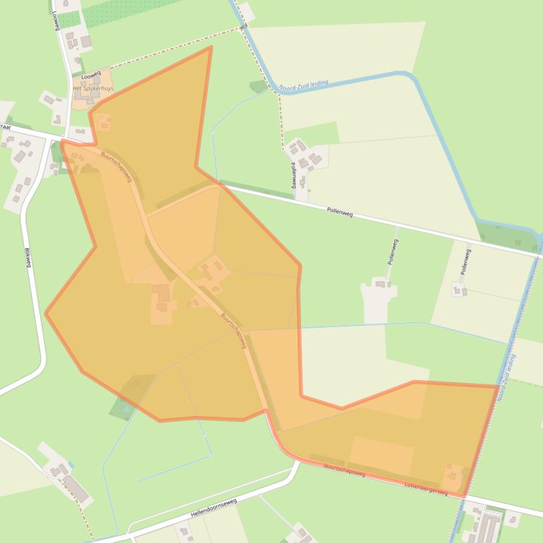 Kaart van postcodegebied 8105SN.