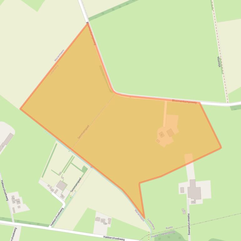 Kaart van postcodegebied 8105SX.