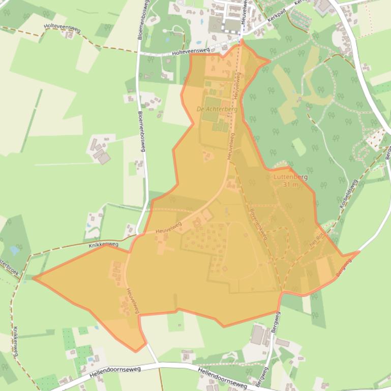Kaart van postcodegebied 8105SZ.