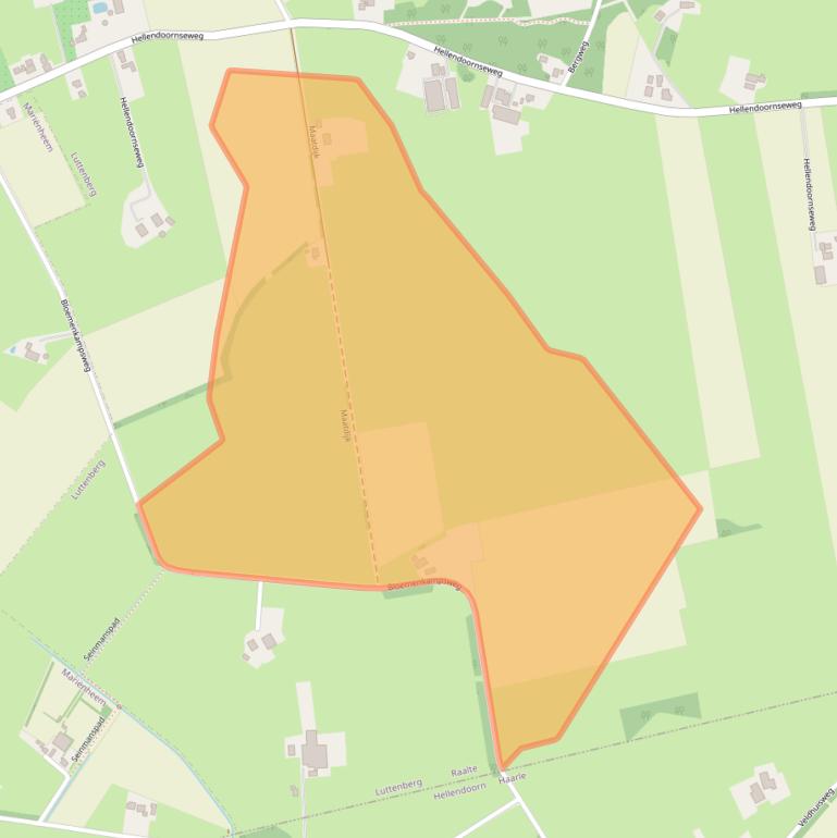 Kaart van postcodegebied 8105TW.