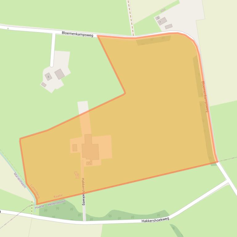 Kaart van postcodegebied 8105TX.