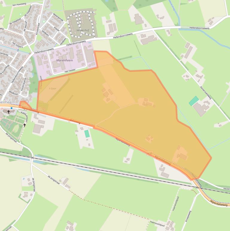 Kaart van postcodegebied 8106AB.
