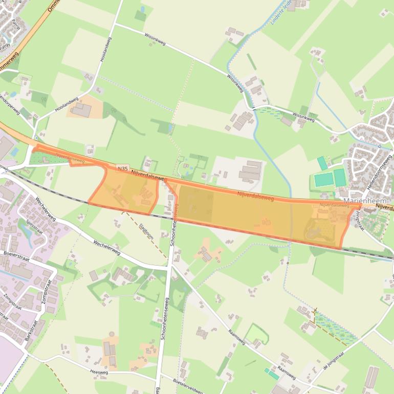 Kaart van postcodegebied 8106AC.