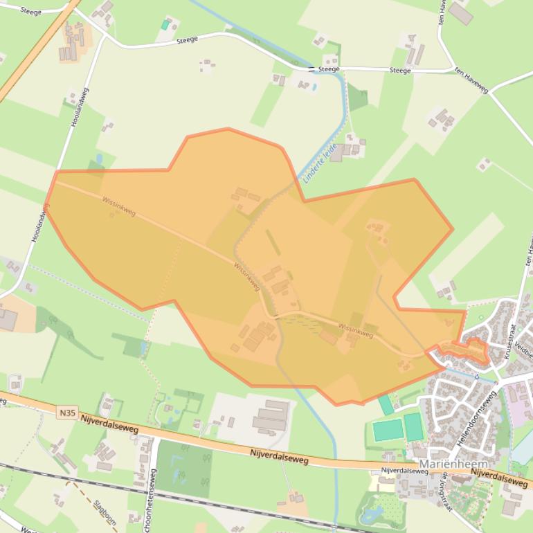 Kaart van postcodegebied 8106PG.