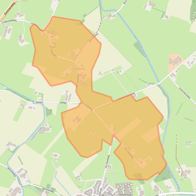 Kaart van postcodegebied 8106PH.