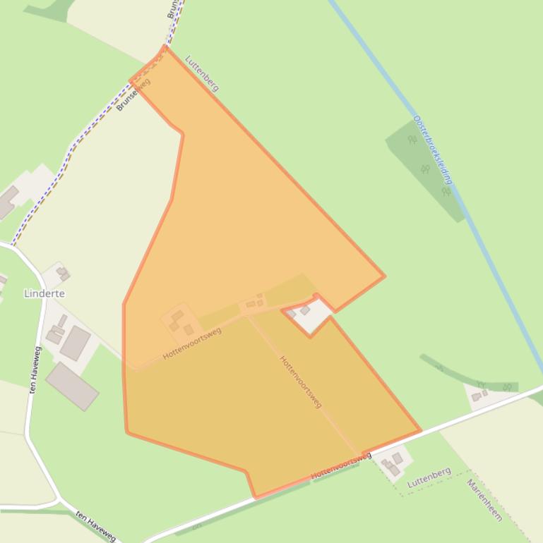 Kaart van postcodegebied 8106PJ.