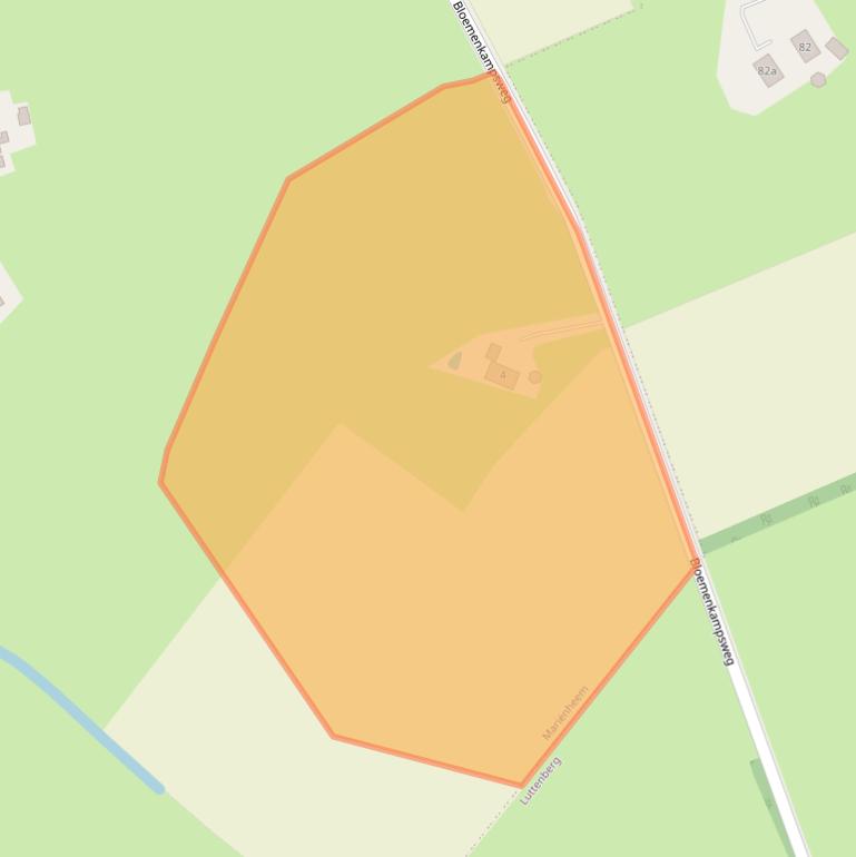 Kaart van postcodegebied 8106PM.