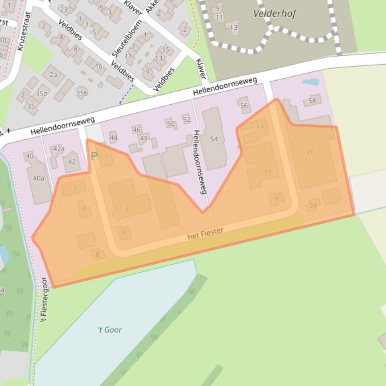 Kaart van postcodegebied 8106PP.