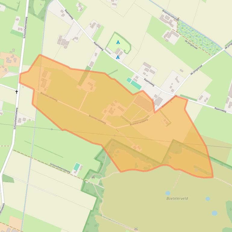 Kaart van postcodegebied 8106RC.