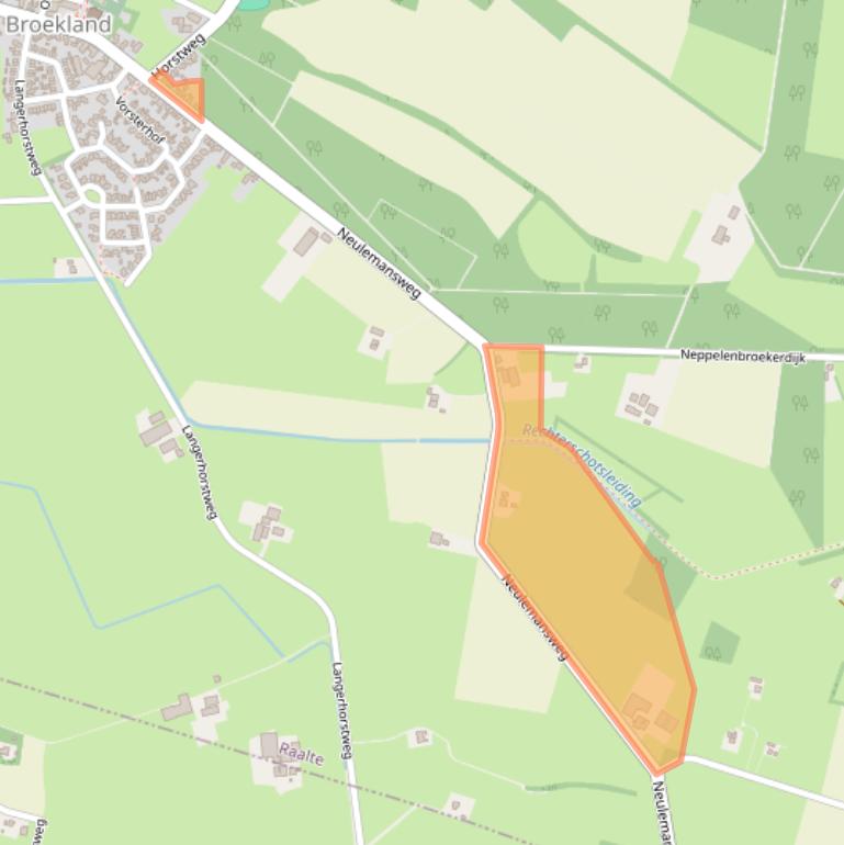 Kaart van postcodegebied 8107AM.