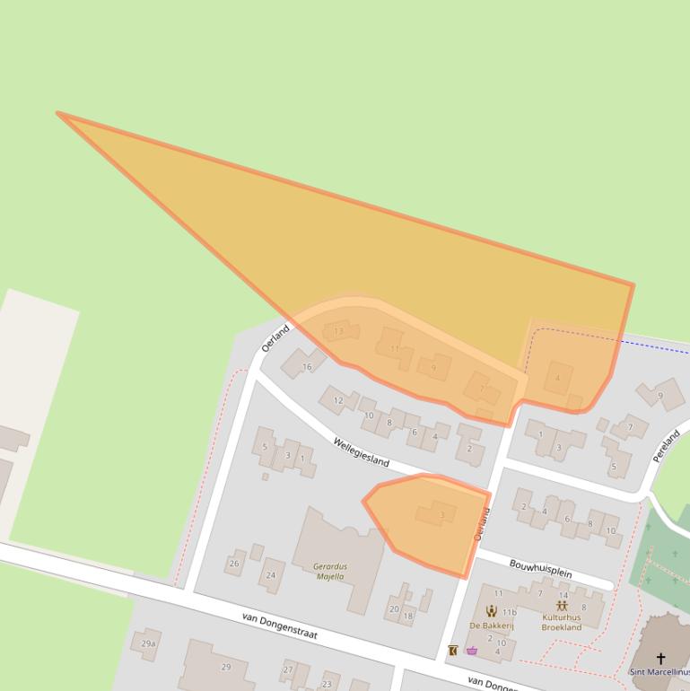 Kaart van postcodegebied 8107BL.