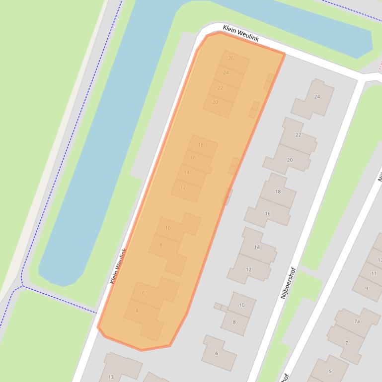 Kaart van postcodegebied 8107BP.