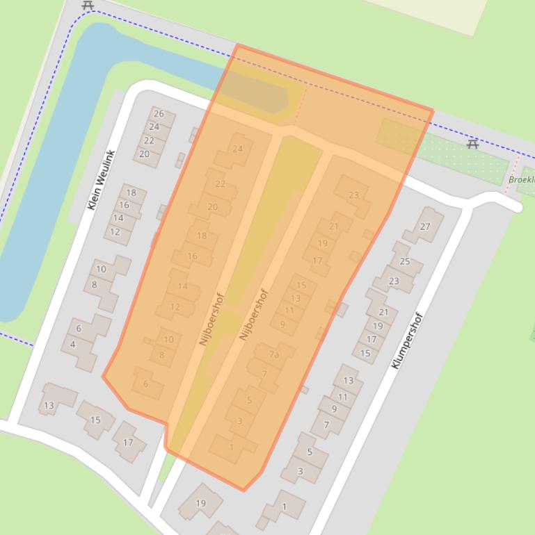Kaart van postcodegebied 8107BR.