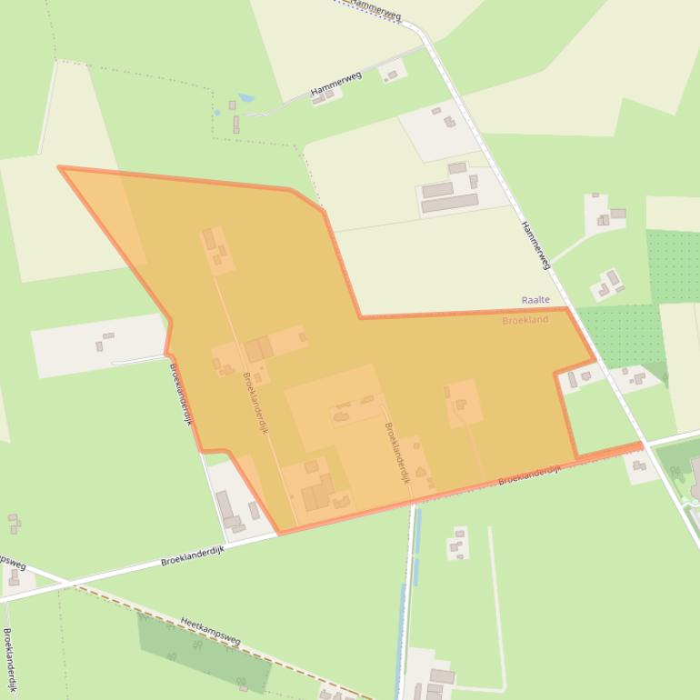 Kaart van postcodegebied 8107PB.