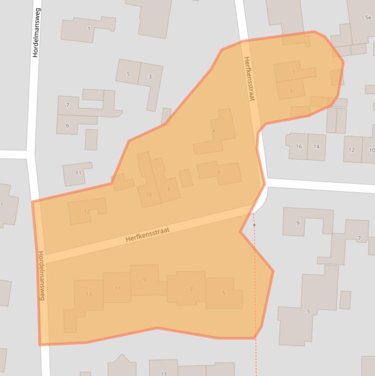 Kaart van postcodegebied 8111AL.