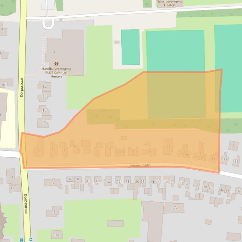 Kaart van postcodegebied 8111AT.