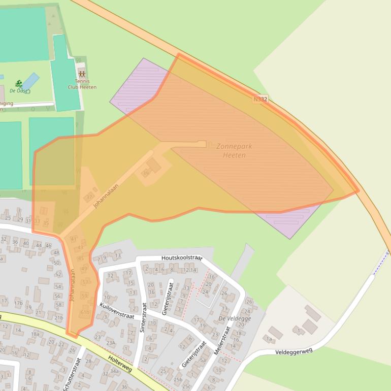 Kaart van postcodegebied 8111AV.