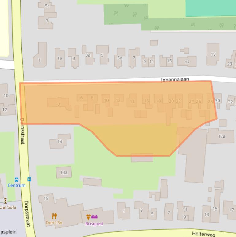 Kaart van postcodegebied 8111AW.