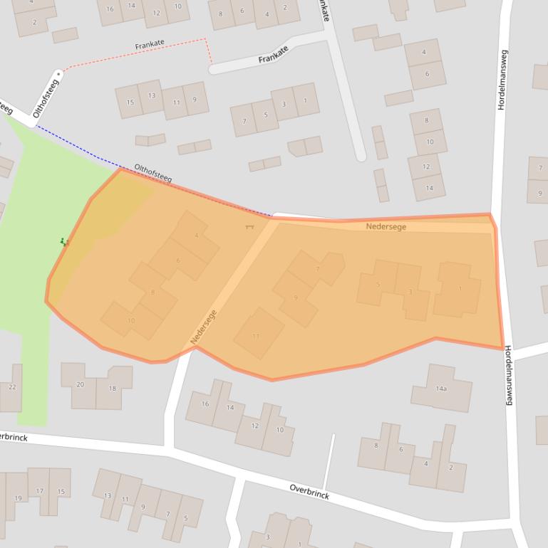 Kaart van postcodegebied 8111BP.