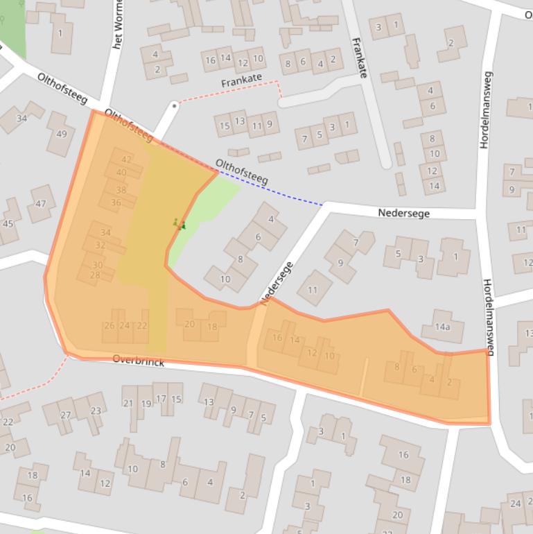 Kaart van postcodegebied 8111BR.