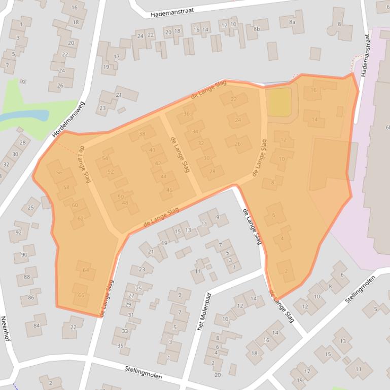 Kaart van postcodegebied 8111CL.
