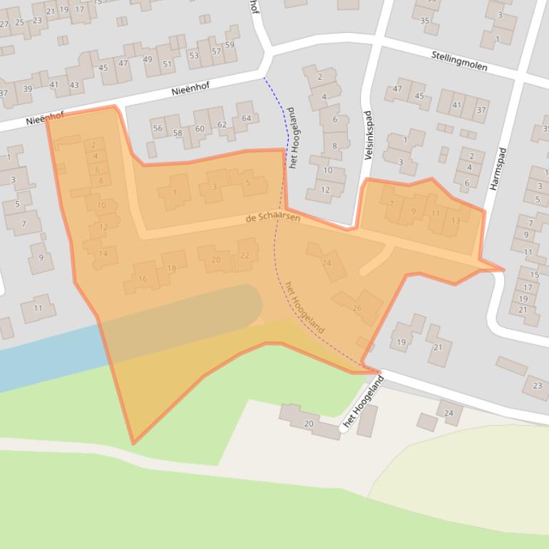 Kaart van postcodegebied 8111CP.