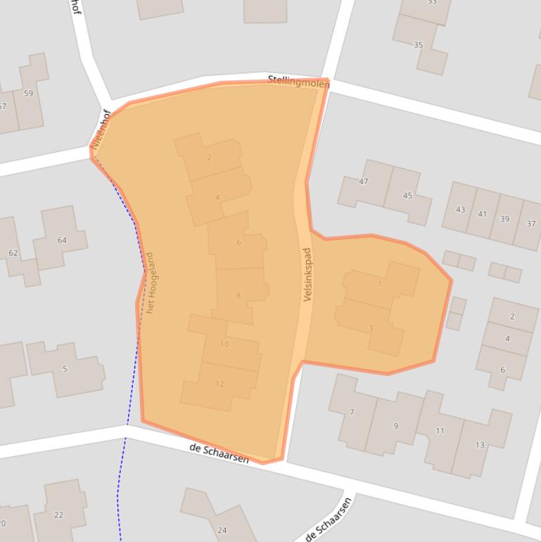 Kaart van postcodegebied 8111CS.