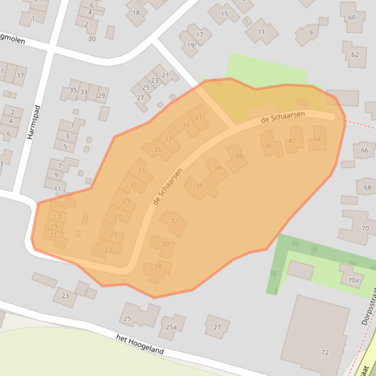Kaart van postcodegebied 8111CV.