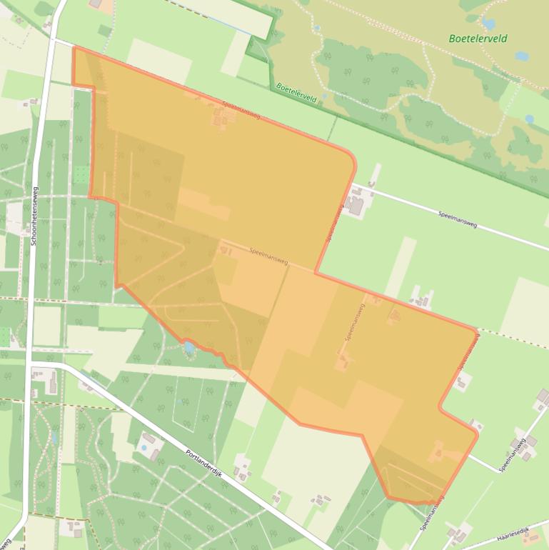 Kaart van postcodegebied 8111MG.
