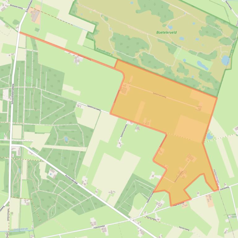 Kaart van postcodegebied 8111MH.