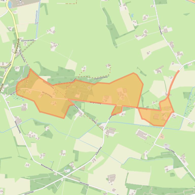 Kaart van postcodegebied 8111NC.