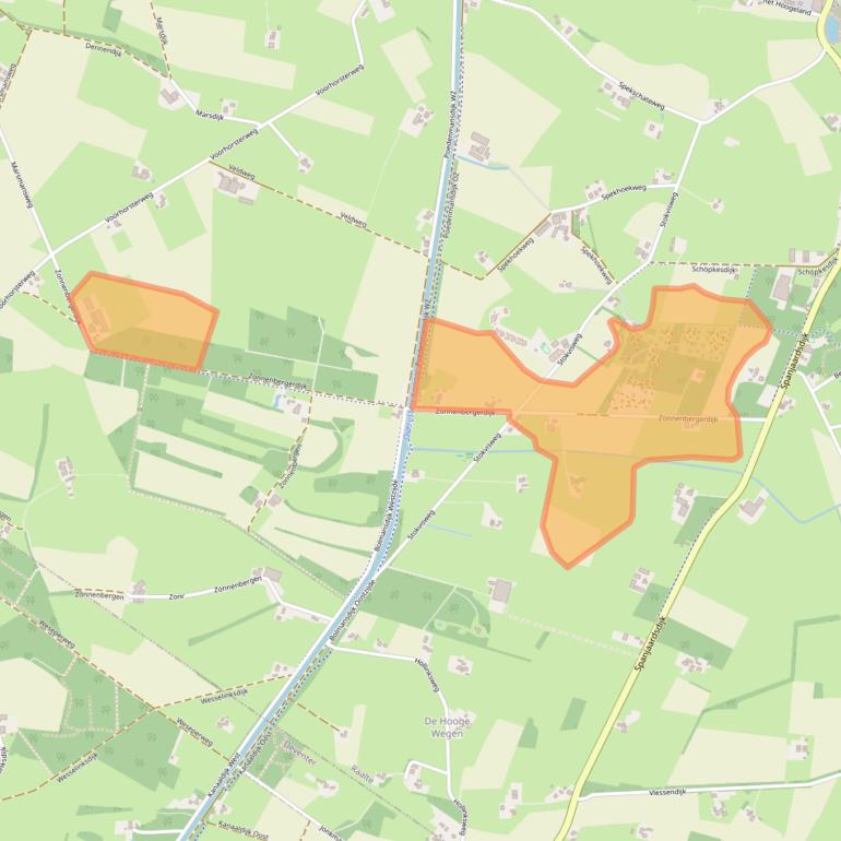 Kaart van postcodegebied 8111ND.