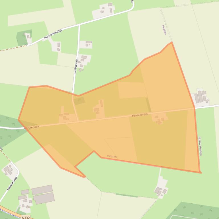 Kaart van postcodegebied 8111NM.