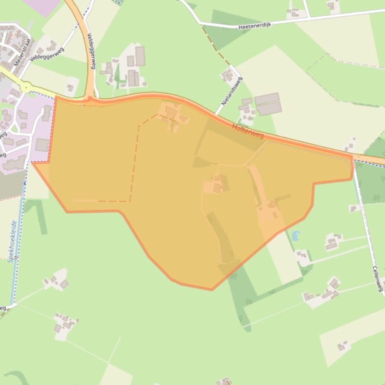 Kaart van postcodegebied 8111NR.