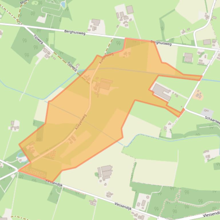 Kaart van postcodegebied 8111NT.