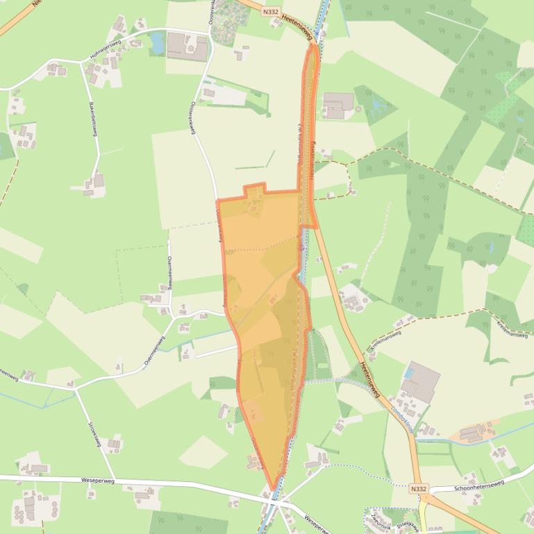 Kaart van postcodegebied 8111PA.