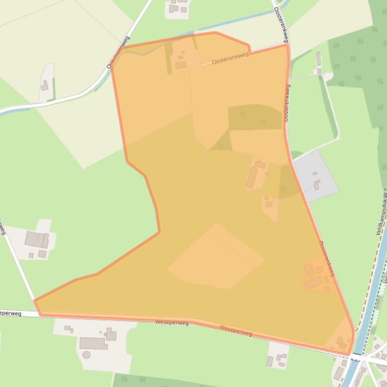 Kaart van postcodegebied 8111PB.